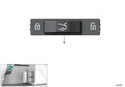 Original BMW Hotel position switch  (61319253780)