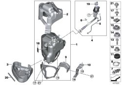 Original BMW Leitungsclip dreifach D8 D18 D8 (07147294200)