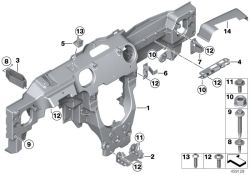 Original BMW Torxschraube für Kunststoff 5x20-ZNFE SW (07147133620)