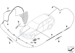 Original BMW Düsenkette Scheibenwaschanlage  (61667275175)