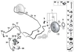 BMW original Conducto de depresionMini Paceman R61 (11668654730) (11668654730)