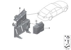 BMW original Amplificador sistema de audio individual X1 E84 (65122622798) (65122622798)