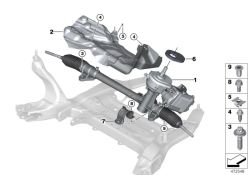 Joint tablier frontal 