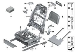 BMW original Remache de macho X1 E84 AL-A2 (07147216152) (07147216152)