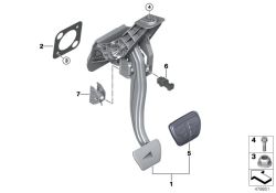 VIS SIX PANS AVEC RONDELLE M8X25-PC-U2-8.8