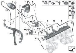 Original BMW Unterdruckleitung  (11657575545)