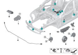 Capteur de montant B d`origine BMW  (65779224177)