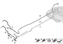 Linea di ritorno del carburante anteriore  (16127470990)