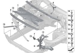 Original BMW Querverbindung vorn  (51647435938)