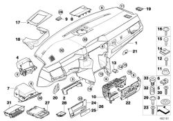 Original BMW Blende Ascher Alu Pentan  (51458045817)