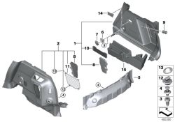 BMW original Tapa servicio izqu.Mini Paceman R61 (51477492869) (51477492869)