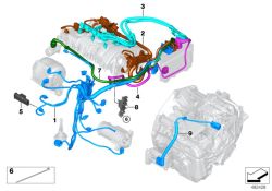 Kabelbaum Motor Getriebemodul 