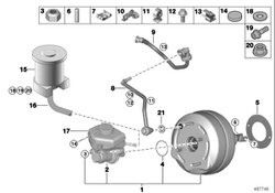 Original BMW Dichtscheibe brake fluid res (34308416965)