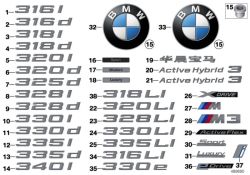 Original BMW Schriftzug Heckseitenteil rechts E-DRIVE (51147460256)