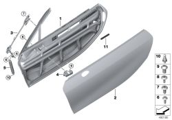 Original BMW Gasdruckfeder Heissland  (51227465482)