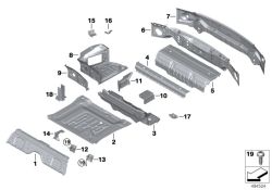 Halter Isofix aussen rechts 