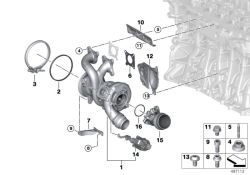 Satz Wastegate-Ventil-Steller 