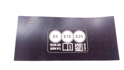Plaque "essence super sans plomb" d`origine BMW ROZ95 E10 (71228661542)