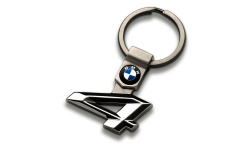 New Genuine BMW 6' Series Key Ring Stainless Steel Aluminium 80272454652 OEM 
