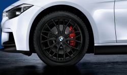 BMW original Rueda completa invierno RDCi negra mate 4er F36 225/45R18 95V (36112289748) (36112289748)